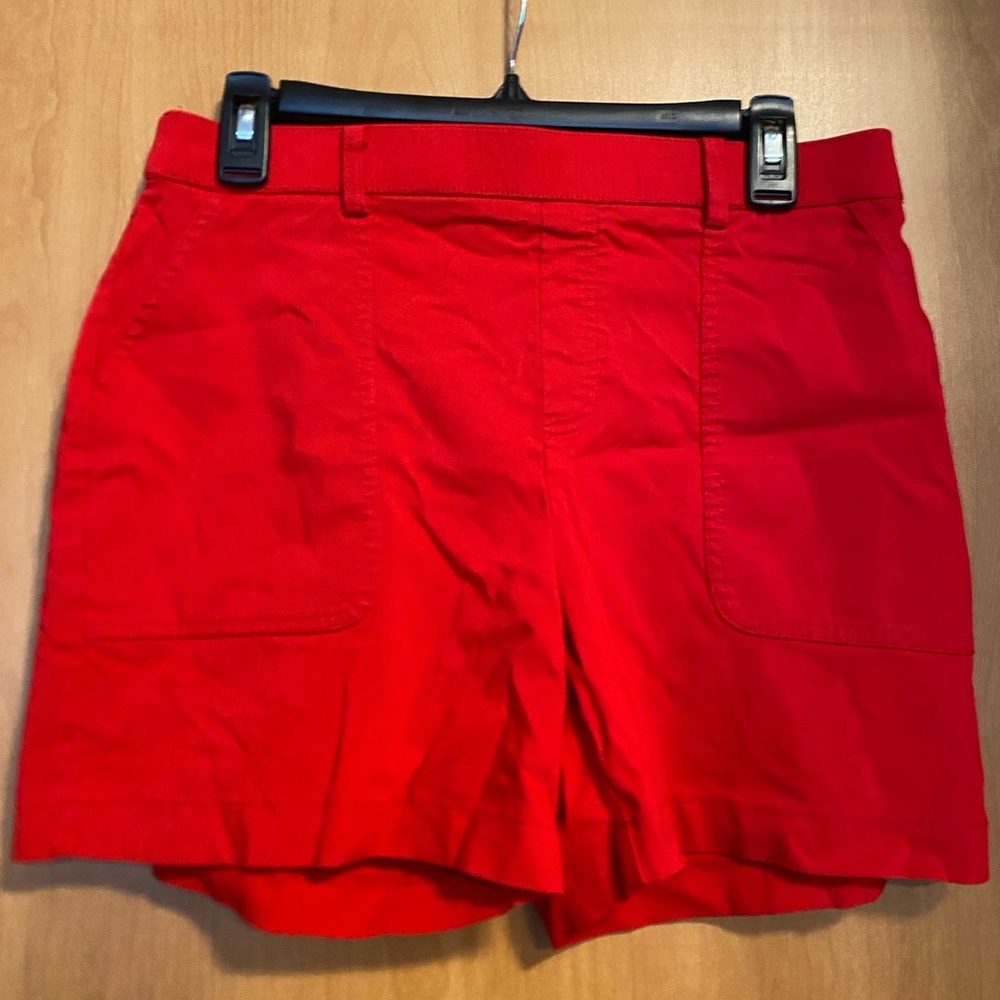 INC International Concepts Red Women Shorts